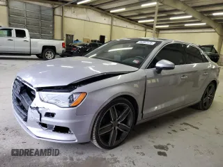 2015 Audi A3 1.8T Premium Plus with VIN WAUCCGFF7F1030329, listed as a Copart auction lot 45397175 with 53,457 mi miles and Salvage Title. Bid and sale history available at carsss.com. Image 1.