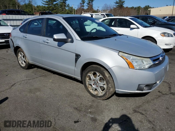 2008 Ford Focus SE with VIN 1FAHP35N48W146114, listed as a Copart auction lot 53609455 with 260,873 mi miles and Salvage Title. Bid and sale history available at carsss.com. Image 4.