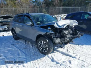 2024 Volkswagen Tiguan S with VIN 3VVFB7AX0RM185378, listed as a IAAI auction lot 41330759 with 2,534 mi miles and . Bid and sale history available at DreamBid. Image 1.