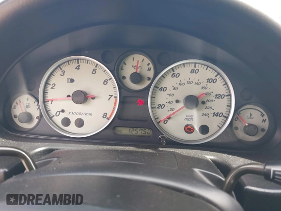 2004 Mazda MX-5 Miata LS with VIN JM1NB353040409951, listed as a IAAI auction lot 41848965 with 125,750 mi miles and . Bid and sale history available at DreamBid. Image 7.
