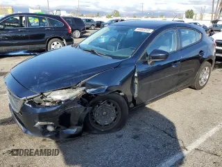 2016 Mazda 3 i Sport with VIN JM1BM1J73G1286624, listed as a Copart auction lot 44463245 with 120,780 mi miles and Salvage Title. Bid and sale history available at DreamBid. Image 1.