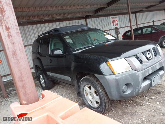 2005 Nissan Xterra S with VIN 5N1AN08W65C628712, listed as a IAAI auction lot 41464241 with 197,408 mi miles. Bid and sale history available at carsss.com. Image 1.