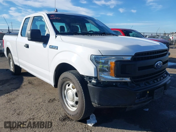 2020 Ford F-150 XL with VIN 1FTEX1CP8LKE25569, listed as a IAAI auction lot 41331528 with 100,590 mi miles and . Bid and sale history available at DreamBid. Image 1.