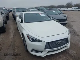 2018 Infiniti Q60 Luxe with VIN JN1EV7EK8JM340276, listed as a IAAI auction lot 41464169 with 102,866 mi miles and . Bid and sale history available at carsss.com. Image 1.