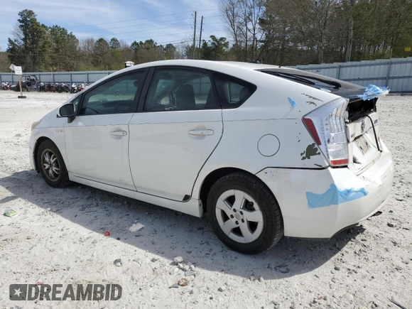 2010 Toyota Prius II with VIN JTDKN3DU5A0164905, listed as a Copart auction lot 49558555 with 181,910 mi miles and Salvage Title. Bid and sale history available at carsss.com. Image 2.