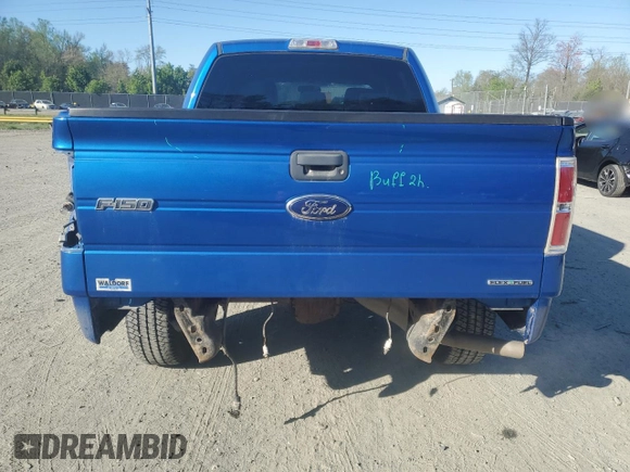 2013 Ford F-150 XL with VIN 1FTFW1EF3DFA87410, listed as a Copart auction lot 53025645 with 219,758 mi miles and Salvage Title. Bid and sale history available at DreamBid. Image 6.