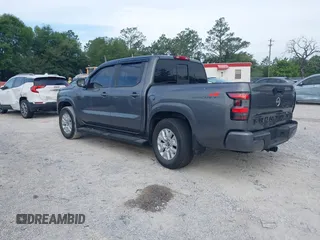 2022 Nissan Frontier SV with VIN 1N6ED1EJ1NN641280, listed as a IAAI auction lot 42097539 with 21,654 mi miles and . Bid and sale history available at DreamBid. Image 3.