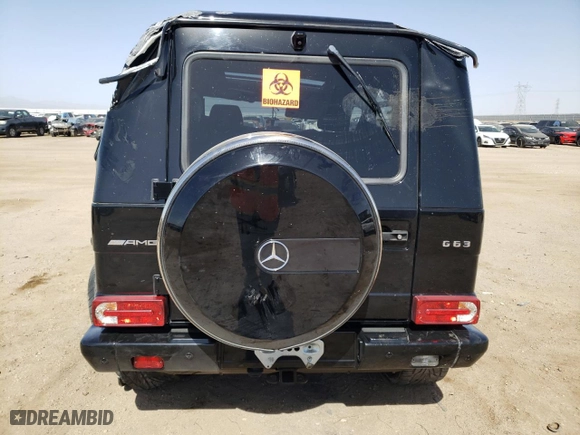 2018 Mercedes-Benz G-Class AMG G 63 with VIN WDCYC7DH6JX291237, listed as a Copart auction lot 57343814 with NaN miles and Salvage Title. Bid and sale history available at carsss.com. Image 6.