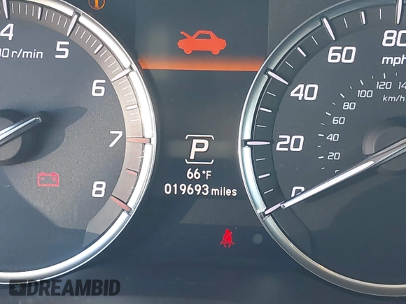 2019 Acura MDX w/Technology Pkg with VIN 5J8YD3H58KL009251, listed as a IAAI auction lot 41770589 with 19,693 mi miles. Bid and sale history available at carsss.com. Image 15.