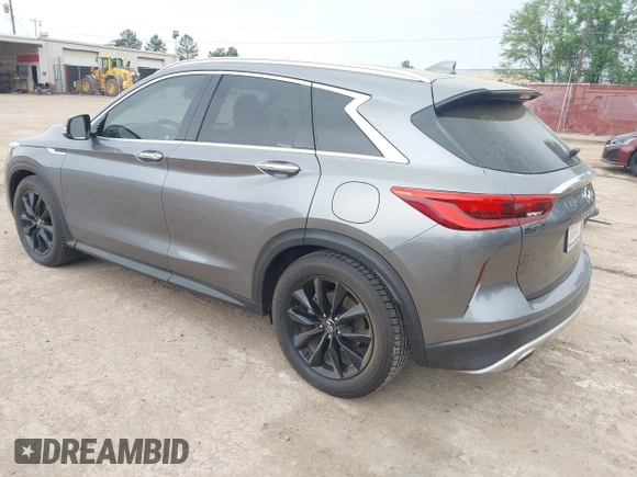 2019 Infiniti QX50 LUXE with VIN 3PCAJ5M16KF112761, listed as a IAAI auction lot 41921825 with 78,566 mi miles. Bid and sale history available at carsss.com. Image 3.