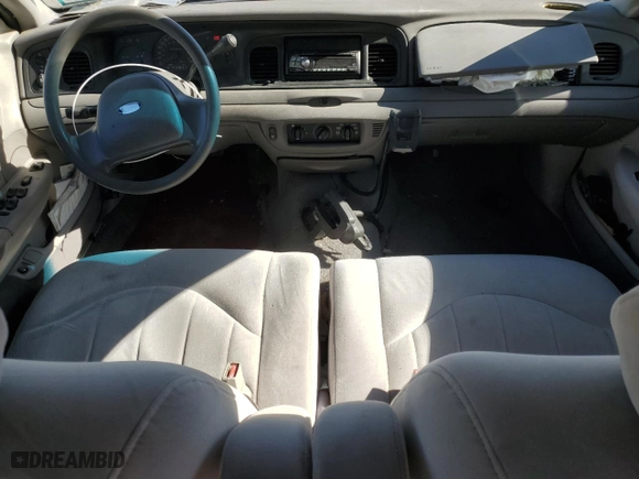 2001 Ford Crown Victoria Police Pkg Police Interceptor with VIN 2FAFP71W41X205475, listed as a Copart auction lot 75265194 with 117,633 mi miles and Salvage Title. Bid and sale history available at carsss.com. Image 8.