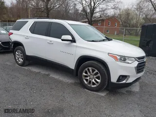 2019 Chevrolet Traverse LT Cloth with VIN 1GNERGKW0KJ221320, listed as a IAAI auction lot 41827836 with 151,893 mi miles. Bid and sale history available at carsss.com. Image 1.