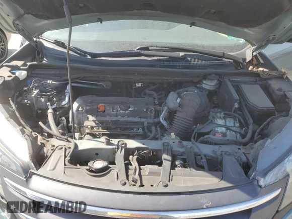 2012 Honda CR-V EX-L with VIN 2HKRM4H74CH608390, listed as a Copart auction lot 54158905 with 114,495 mi miles and Salvage Title. Bid and sale history available at DreamBid. Image 12.