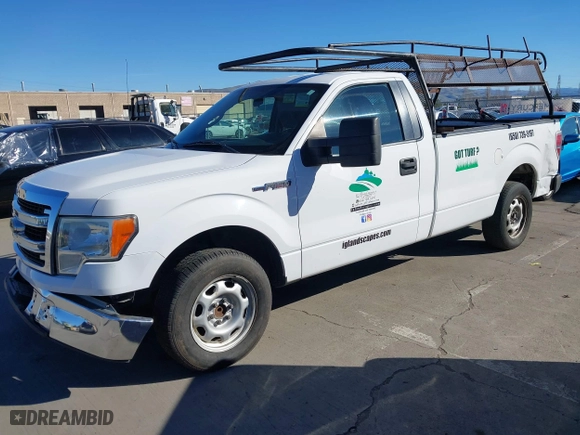 2014 Ford F-150 XL with VIN 1FTNF1CF1EKE14801, listed as a IAAI auction lot 41254462 with 252,444 mi miles. Bid and sale history available at carsss.com. Image 18.