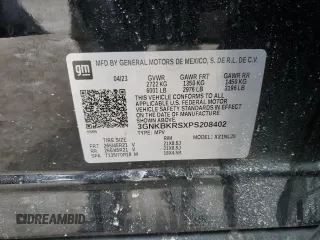 2023 Chevrolet Blazer RS with VIN 3GNKBKRSXPS208402, listed as a Copart auction lot 45949245 with 15,301 mi miles and Salvage title. Bid and sale history available at DreamBid. Image 15.