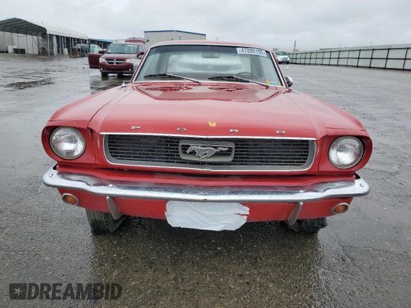 1966 Ford Mustang z VIN 6R07T204871, wystawiony jako Copart lot #47896195 z przebiegiem 45 732 mil mil oraz Czysty tytuł • Clean title. Historia ofert i sprzedaży dostępna na DreamBid. Obrazek 5.