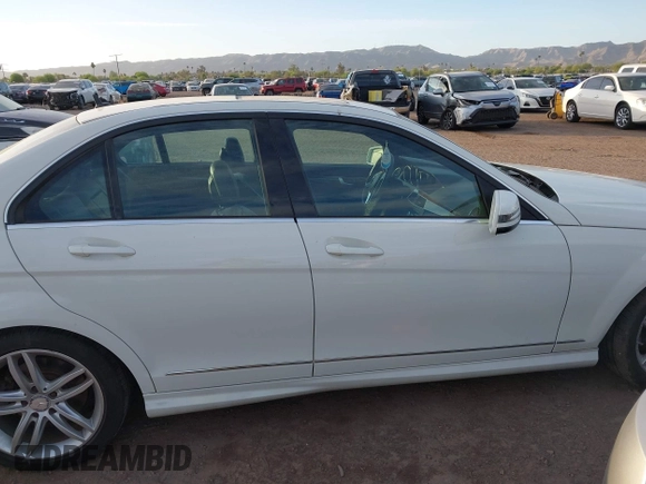 2012 Mercedes-Benz C-Class C 300 Sport with VIN WDDGF8BBXCA696736, listed as a IAAI auction lot 42067917 with 1 mi miles. Bid and sale history available at carsss.com. Image 13.