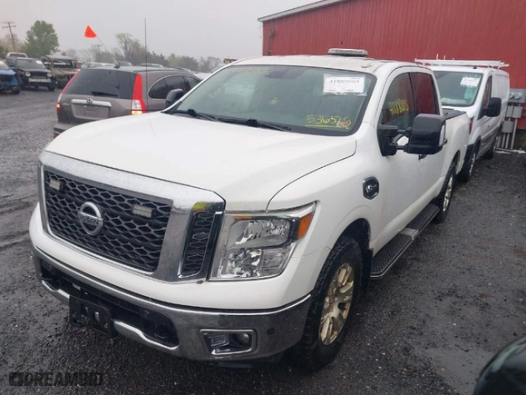 2017 Nissan Titan SV with VIN 1N6AA1E58HN536525, listed as a IAAI auction lot 41888005 with 75,933 mi miles. Bid and sale history available at carsss.com. Image 2.