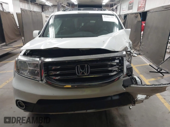 2014 Honda Pilot EX-L with VIN 5FNYF3H54EB025687, listed as a IAAI auction lot 41867694 with 1 mi miles. Bid and sale history available at carsss.com. Image 13.