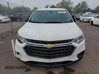 2018 Chevrolet Traverse LS with VIN 1GNEVFKW5JJ145405, listed as a Copart auction lot 71058774 with 129,885 mi miles and Salvage Title. Bid and sale history available at carsss.com. Image 5.