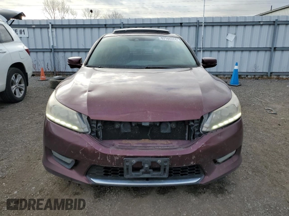 2014 Honda Accord Touring z VIN 1HGCR2F96EA805606, wystawiony jako Copart lot #82106524 z przebiegiem 204 292 mil mil oraz Czysty tytuł • Clean title. Historia ofert i sprzedaży dostępna na DreamBid. Obrazek 5.