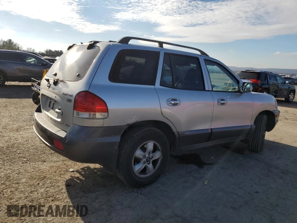 2005 Hyundai Santa Fe GLS with VIN KM8SC73E85U968620, listed as a Copart auction lot 83382614 with 161,126 mi miles and Salvage Title. Bid and sale history available at carsss.com. Image 3.