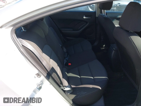 2017 Kia Forte LX with VIN 3KPFK4A7XHE018418, listed as a IAAI auction lot 41874292 with 87,608 mi miles. Bid and sale history available at carsss.com. Image 8.