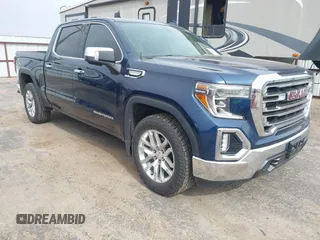 2019 GMC Sierra 1500 SLT z VIN 3GTP8DED7KG273395, wystawiony jako IAAI lot #41595230 z przebiegiem 63 748 mil mil oraz . Historia ofert i sprzedaży dostępna na DreamBid. Obrazek 1.