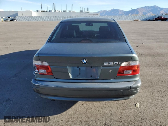 2003 BMW 5 Series 530iA with VIN WBADT63433CK34109, listed as a Copart auction lot 76776084 with 125,564 mi miles and Salvage Title. Bid and sale history available at carsss.com. Image 6.