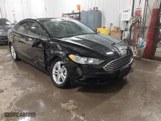 2018 Ford Fusion Hybrid SE with VIN 3FA6P0LU3JR203864, listed as a IAAI auction lot 41476335 with 49,246 mi miles. Bid and sale history available at carsss.com. Image 1.