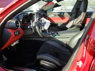 2019 Alfa Romeo Giulia Quadrifoglio with VIN ZARFAMEV6K7620306, listed as a Copart auction lot 73551362 with 0 mi miles. Bid and sale history available at carsss.com. Image 7.