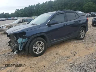 2019 GMC Terrain SLE with VIN 3GKALMEV3KL196212, listed as a Copart auction lot 55538265 with 120,543 mi miles and Salvage title. Bid and sale history available at DreamBid. Image 1.