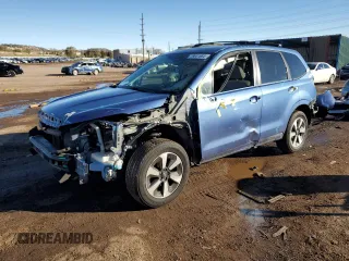 2017 Subaru Forester Premium with VIN JF2SJAEC5HG559854, listed as a Copart auction lot 79841664 with 99,789 mi miles and Salvage Title. Bid and sale history available at carsss.com. Image 1.
