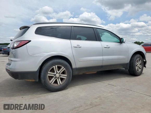 2016 Chevrolet Traverse LT z VIN 1GNKRHKD1GJ219946, wystawiony jako Copart lot #55836855 z przebiegiem 166 217 mil mil oraz Czysty tytuł • Clean title. Historia ofert i sprzedaży dostępna na DreamBid. Obrazek 3.