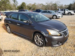 2015 Nissan Sentra SR with VIN 3N1AB7AP3FY371464, listed as a Copart auction lot 48753865 with 113,048 mi miles and Salvage Title. Bid and sale history available at DreamBid. Image 4.