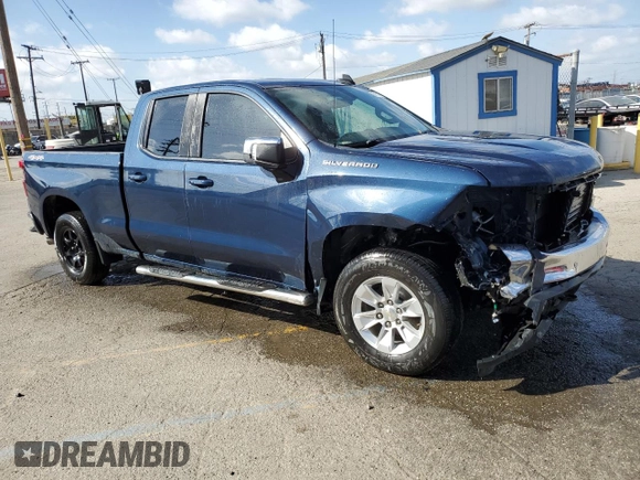2020 Chevrolet Silverado 1500 LT with VIN 1GCRYDED7LZ312027, listed as a Copart auction lot 57092965 with 42,282 mi miles and Salvage Title. Bid and sale history available at DreamBid. Image 4.