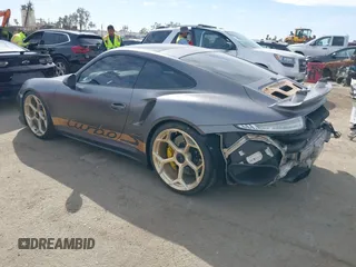 2015 Porsche 911 Turbo S with VIN WP0AD2A92FS166616, listed as a IAAI auction lot 41688055 with 38,345 mi miles. Bid and sale history available at carsss.com. Image 3.