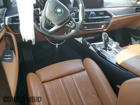 2019 BMW 5 Series 540i xDrive with VIN WBAJE7C57KWD55382, listed as a Copart auction lot 41798485 with Not Provided miles and Salvage Title. Bid and sale history available at carsss.com. Image 8.