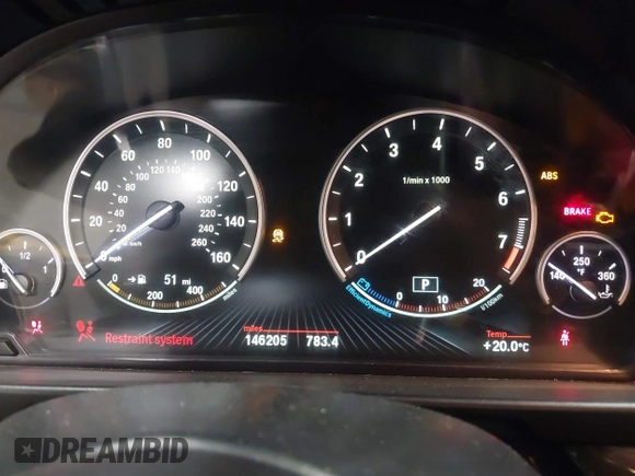 2015 BMW 5 Series 535i with VIN WBA5B1C50FD922067, listed as a IAAI auction lot 42121812 with 146,205 mi miles and . Bid and sale history available at carsss.com. Image 7.