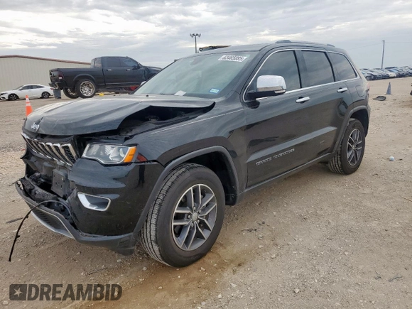 2018 Jeep Grand Cherokee Limited with VIN 1C4RJEBG8JC201236, listed as a Copart auction lot 63465085 with 65,036 mi miles and Salvage title. Bid and sale history available at DreamBid. Image 1.