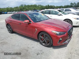 2019 Genesis G70 3.3T Advanced with VIN KMTG34LE3KU021961, listed as a Copart auction lot 65022834 with 45,498 mi miles and Salvage Title. Bid and sale history available at carsss.com. Image 4.
