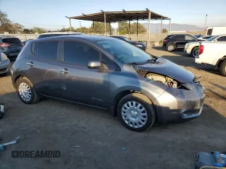 2016 Nissan LEAF SL with VIN 1N4BZ0CP7GC313004, listed as a Copart auction lot 43732005 with 81,574 mi miles and Salvage Title. Bid and sale history available at carsss.com. Image 4.