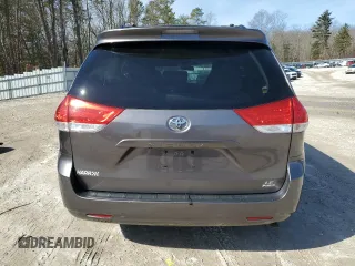 2012 Toyota Sienna LE with VIN 5TDJK3DC6CS045983, listed as a Copart auction lot 48416575 with 266,624 mi miles and Clean Title. Bid and sale history available at carsss.com. Image 6.