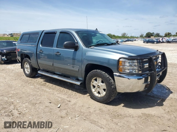 2013 Chevrolet Silverado 1500 LT with VIN 3GCPKSE77DG172991, listed as a Copart auction lot 56034805 with 155,839 mi miles and Salvage Title. Bid and sale history available at DreamBid. Image 4.