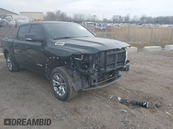 2022 Ram 1500 Laramie with VIN 1C6SRFJT6NN402536, listed as a IAAI auction lot 42109220 with 29,618 mi miles and . Bid and sale history available at DreamBid. Image 1.