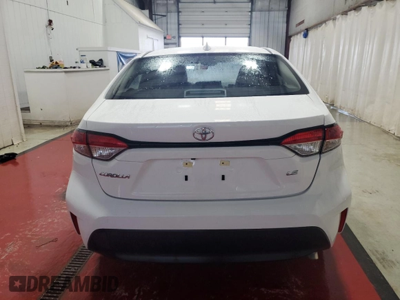2025 Toyota Corolla LE with VIN 5YFB4MDE7SP256672, listed as a Copart auction lot 51751815 with 1,096 mi miles and Salvage Title. Bid and sale history available at carsss.com. Image 6.