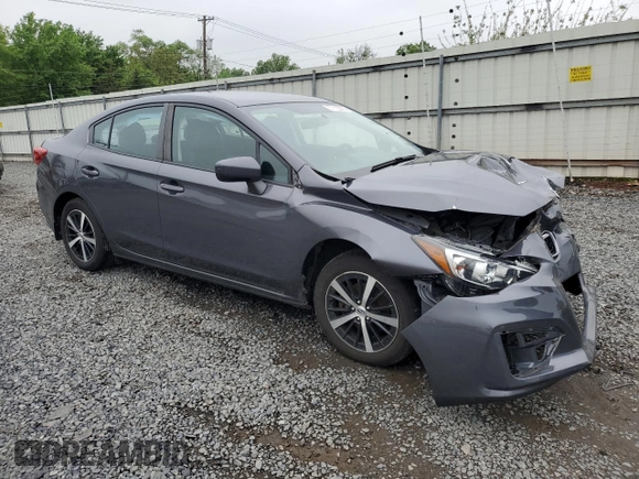 2019 Subaru Impreza Premium with VIN 4S3GKAC64K3621340, listed as a Copart auction lot 57112265 with 88,876 mi miles and Salvage title. Bid and sale history available at DreamBid. Image 4.