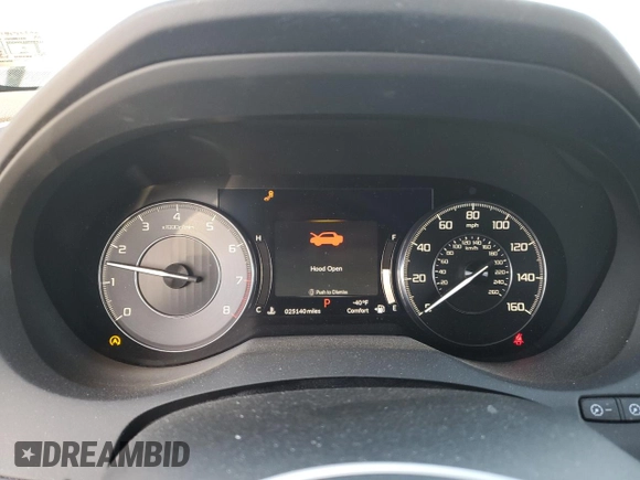2020 Acura RDX w/Technology Pkg with VIN 5J8TC2H59LL029985, listed as a Copart auction lot 54329545 with 25,140 mi miles and Salvage Title. Bid and sale history available at carsss.com. Image 9.