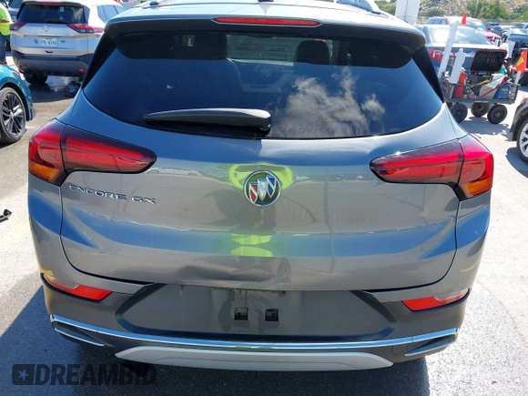 2020 Buick Encore GX Essence with VIN KL4MMFS23LB089458, listed as a IAAI auction lot 42205219 with 26,861 mi miles and . Bid and sale history available at DreamBid. Image 16.