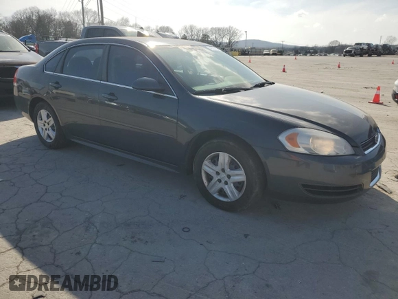 2011 Chevrolet Impala LS Fleet with VIN 2G1WF5EK2B1296624, listed as a Copart auction lot 49321455 with 121,427 mi miles and Non Repairable. Bid and sale history available at DreamBid. Image 4.